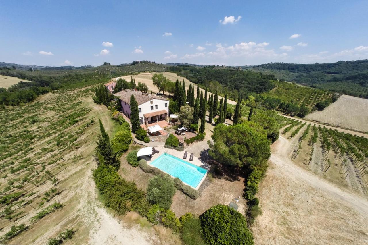 Villa Tre Colli - In The Heart Of Tuscany Чертальдо Экстерьер фото