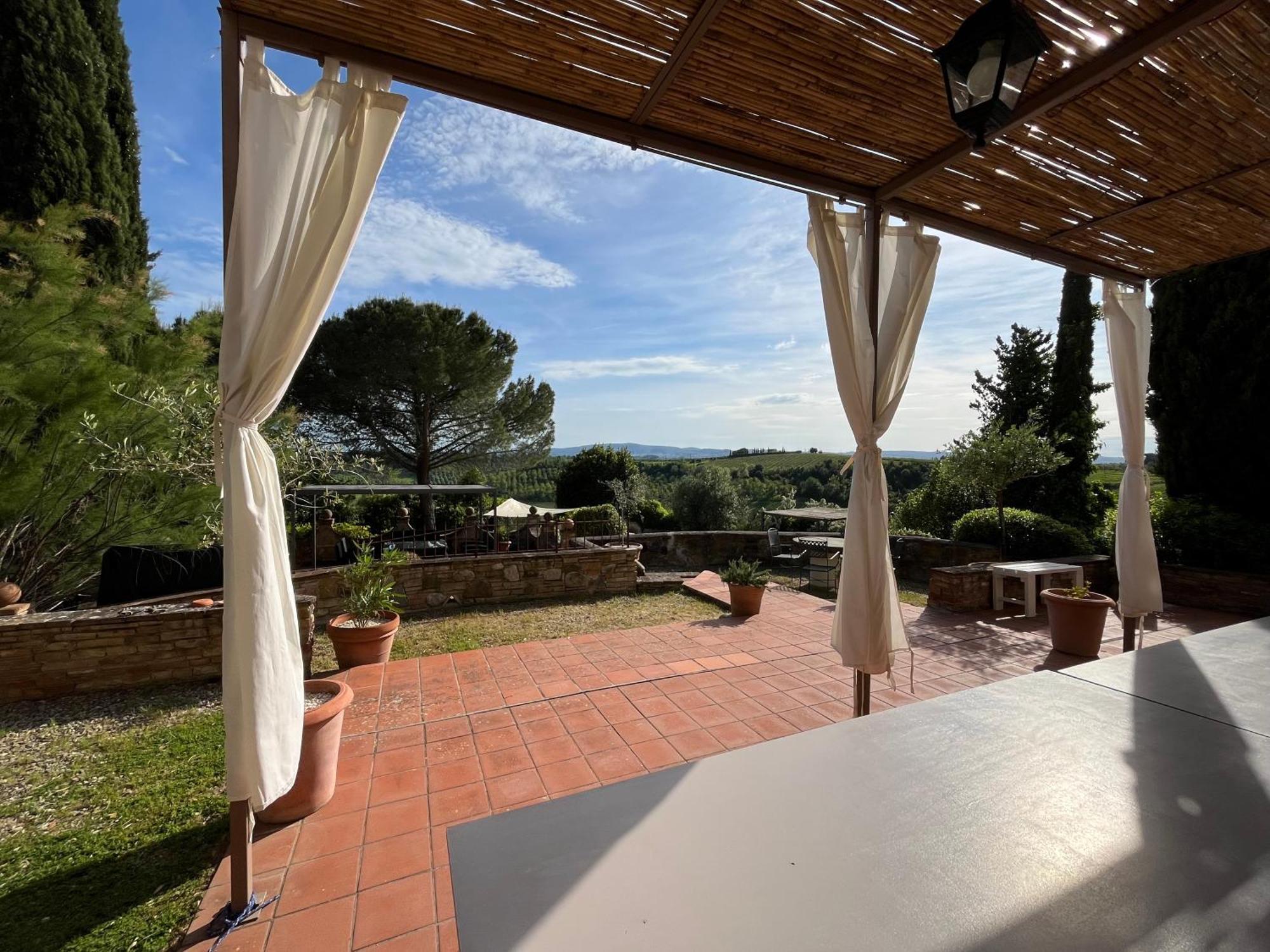 Villa Tre Colli - In The Heart Of Tuscany Чертальдо Экстерьер фото